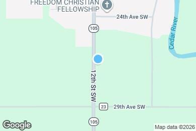 Map image of the property - 2703 12th St SW
