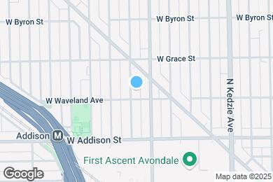 Map image of the property - 3711 N Bernard St