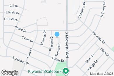 Map image of the property - 2129 Turner Dr
