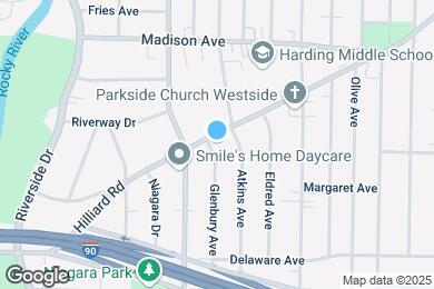 Map image of the property - 17003 Hilliard Rd