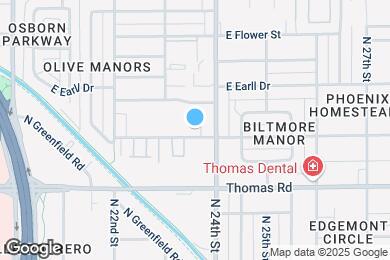 Map image of the property - 2326 E Pinchot Ave