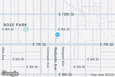 Map image of the property - 732 Redondo Ave