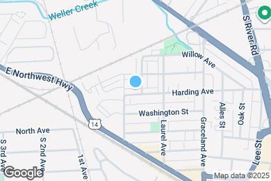 Map image of the property - 1214 Harding Ave