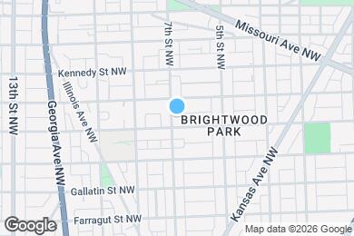 Map image of the property - 5309 7th St NW