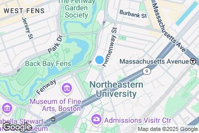 Map image of the property - 175 Hemenway St