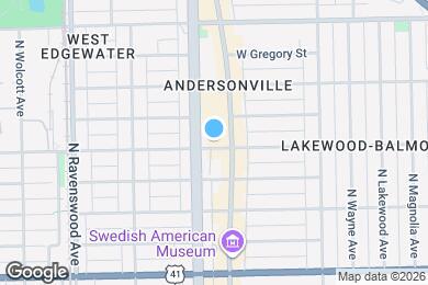 Map image of the property - 1514 W Balmoral Ave