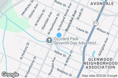Map image of the property - 1900 Portland St