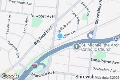 Map image of the property - 7730 Arlington Ave