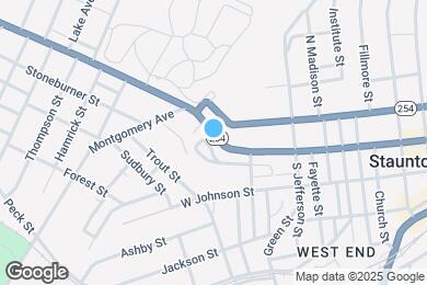 Map image of the property - 936 W Beverley St