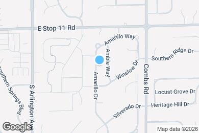 Map image of the property - 8177 Amarillo Dr