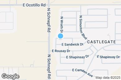 Map image of the property - 3591 E Magnus Dr