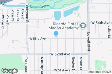 Map image of the property - 4035 W 53rd Ave