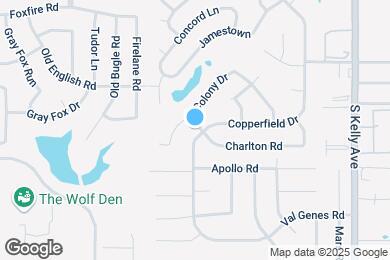 Map image of the property - 1401 Copperfield Dr