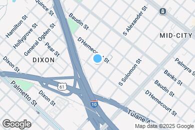 Map image of the property - 627 S Alexander St