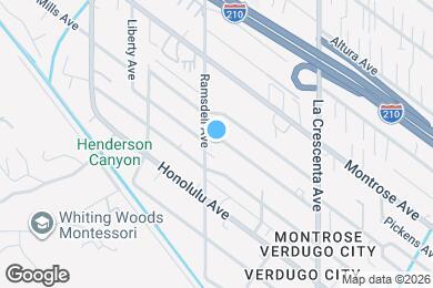 Map image of the property - 2960 Piedmont Ave
