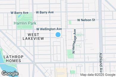 Map image of the property - 1827 W Oakdale Ave