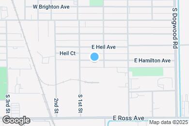 Map image of the property - 157 E Hamilton Ave
