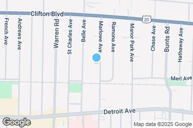 Map image of the property - 1286 Marlowe Ave