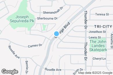 Map image of the property - 2846 College Blvd