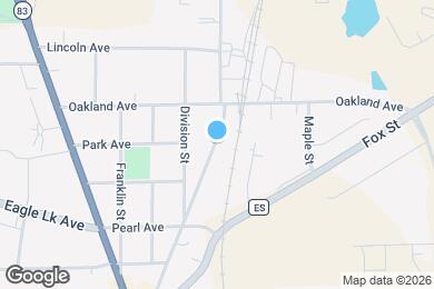 Map image of the property - 525 Grand Ave