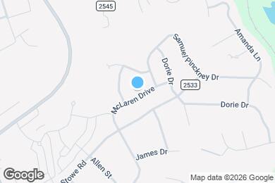 Map image of the property - 1057 McLaren Drive