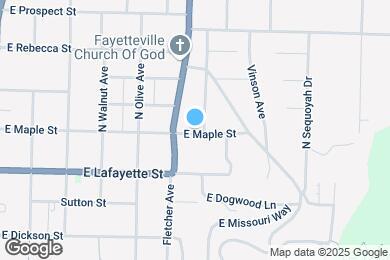 Map image of the property - 622 E Maple St