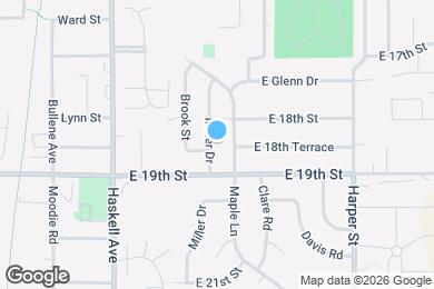Map image of the property - 1816 Miller Dr