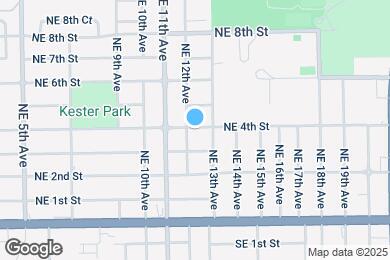 Map image of the property - 1100 NE 4th St