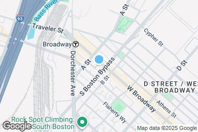Map image of the property - 101 W Broadway