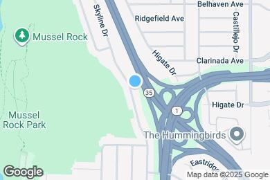 Map image of the property - 881 Skyline Dr