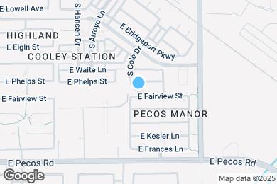 Map image of the property - 3826 E Fairview St