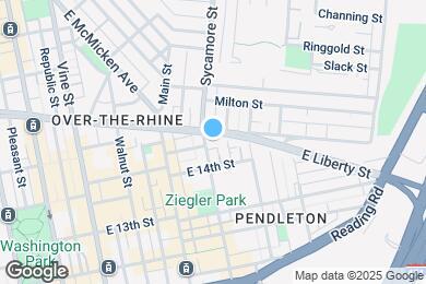 Map image of the property - 1428 Sycamore St