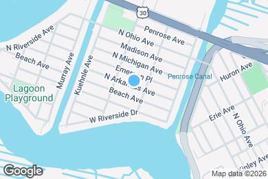 Map image of the property - 1510 N Arkansas Ave