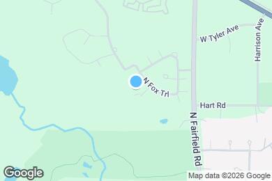 Map image of the property - 1350 W Crane View Ct