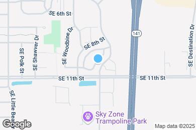 Map image of the property - 909 SE 10th Ln