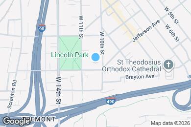 Map image of the property - 2490 W 10th St