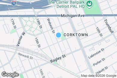 Map image of the property - 2016 Wabash St