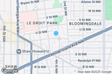 Map image of the property - 305 T St NW