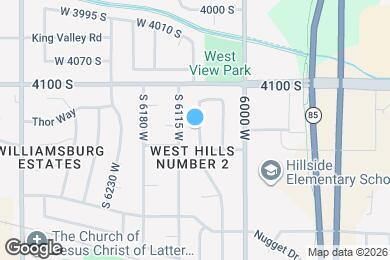 Map image of the property - 4162 S 6080 W