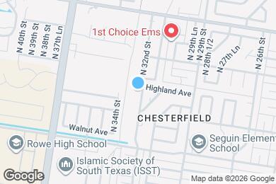 Map image of the property - 2513 N 32nd St