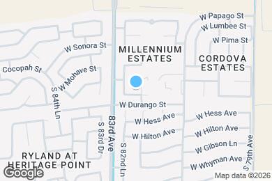 Map image of the property - 8208 W Apache St