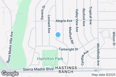 Map image of the property - 1110 Coronet Ave