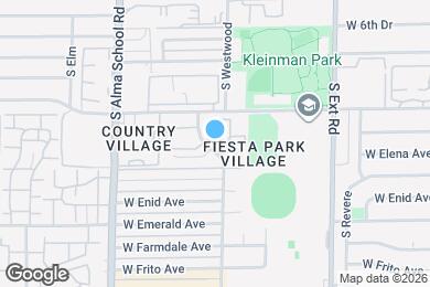 Map image of the property - 839 S Westwood