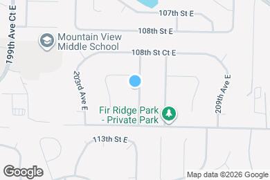 Map image of the property - 11008 205th Avenue Ct E