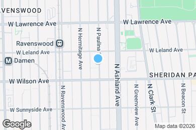 Map image of the property - 4650 N Paulina St