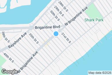 Map image of the property - 3200 W Brigantine Ave