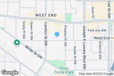 Map image of the property - Room in Apartment on Oglethorpe Ave SW
