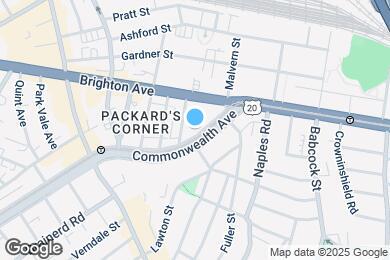 Map image of the property - 1131 Commonwealth Ave