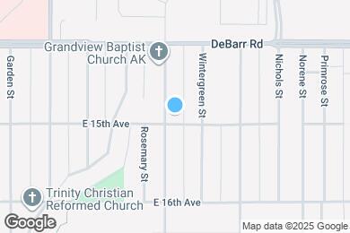 Map image of the property - 3401 E 15th Ave