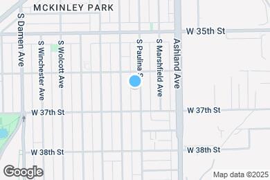 Map image of the property - 3630 S Paulina St